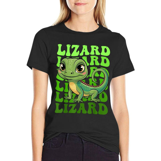 Lizard Lizard Lizard Meme  High-quality Stitching T-Shirt