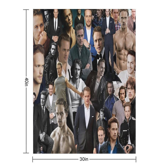 Sam Heughan Compact Throw Blanket
