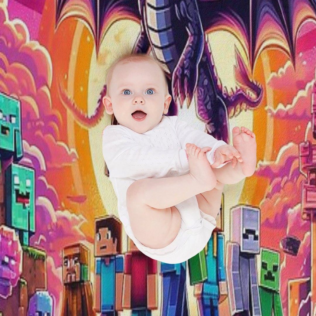 Ender Dragon Shrink-resistant Throw Blanket