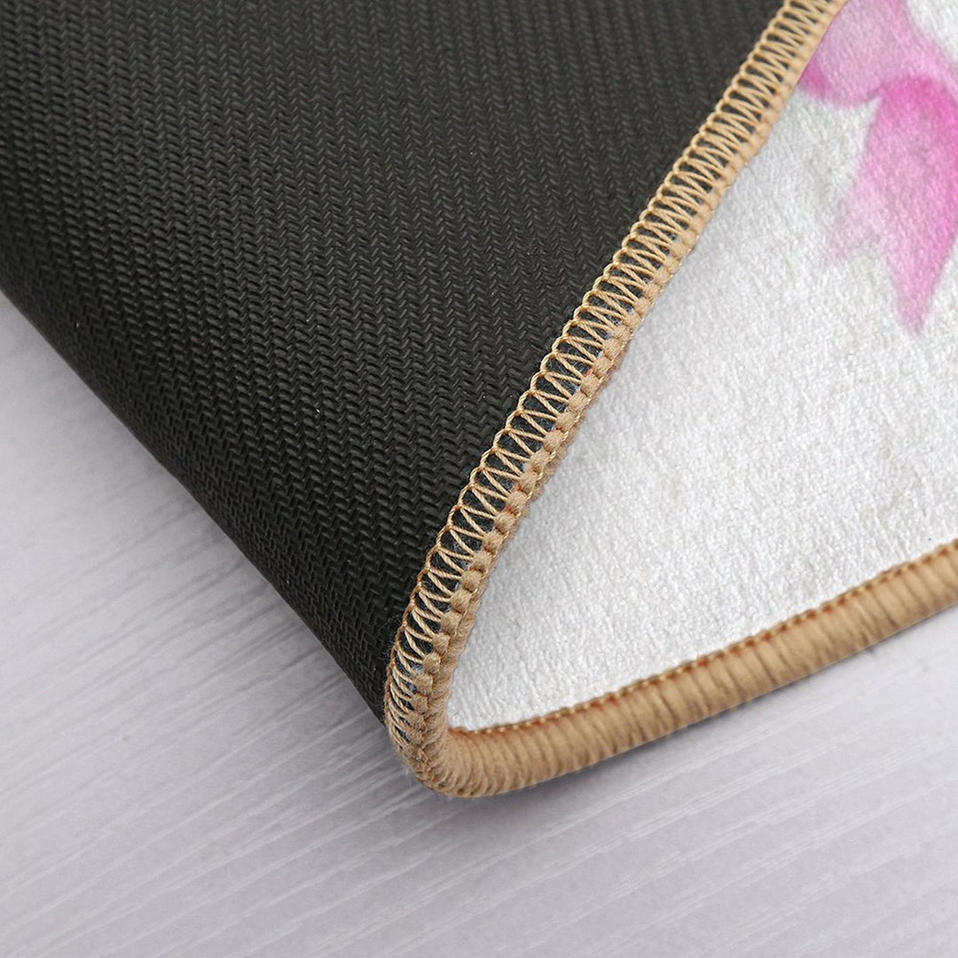 Cute Pink Bow  Toxin-Free Bath Mat