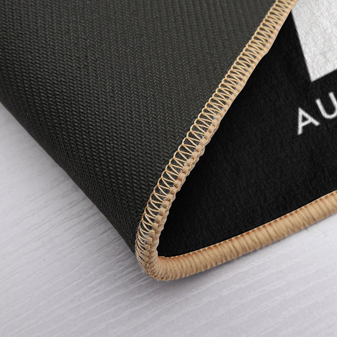 Kräftwërk Aütöbähn Shïrt Stïċkër Höödïë Mäsk  Repositionable Bath Mat