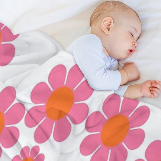 Koryn's Custom Flower Pattern 1 Anti-pilling Throw Blanket