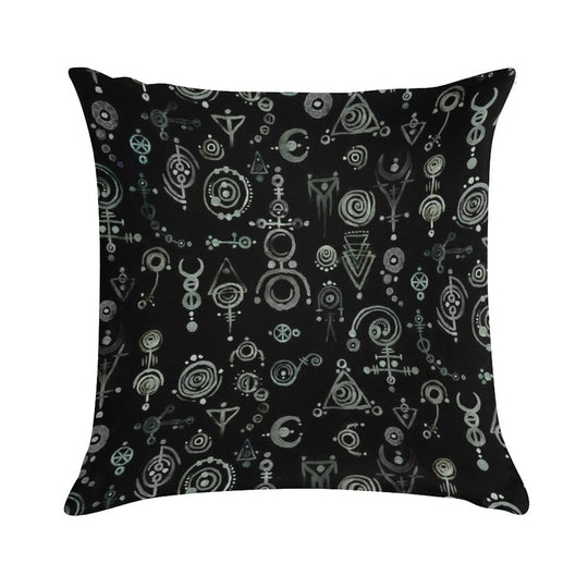 Faerie Crop Circles Soft Bedroom Essential Throw Pillow