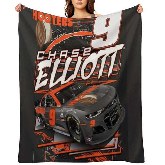 Chase Elliott Machine-washable Throw Blanket