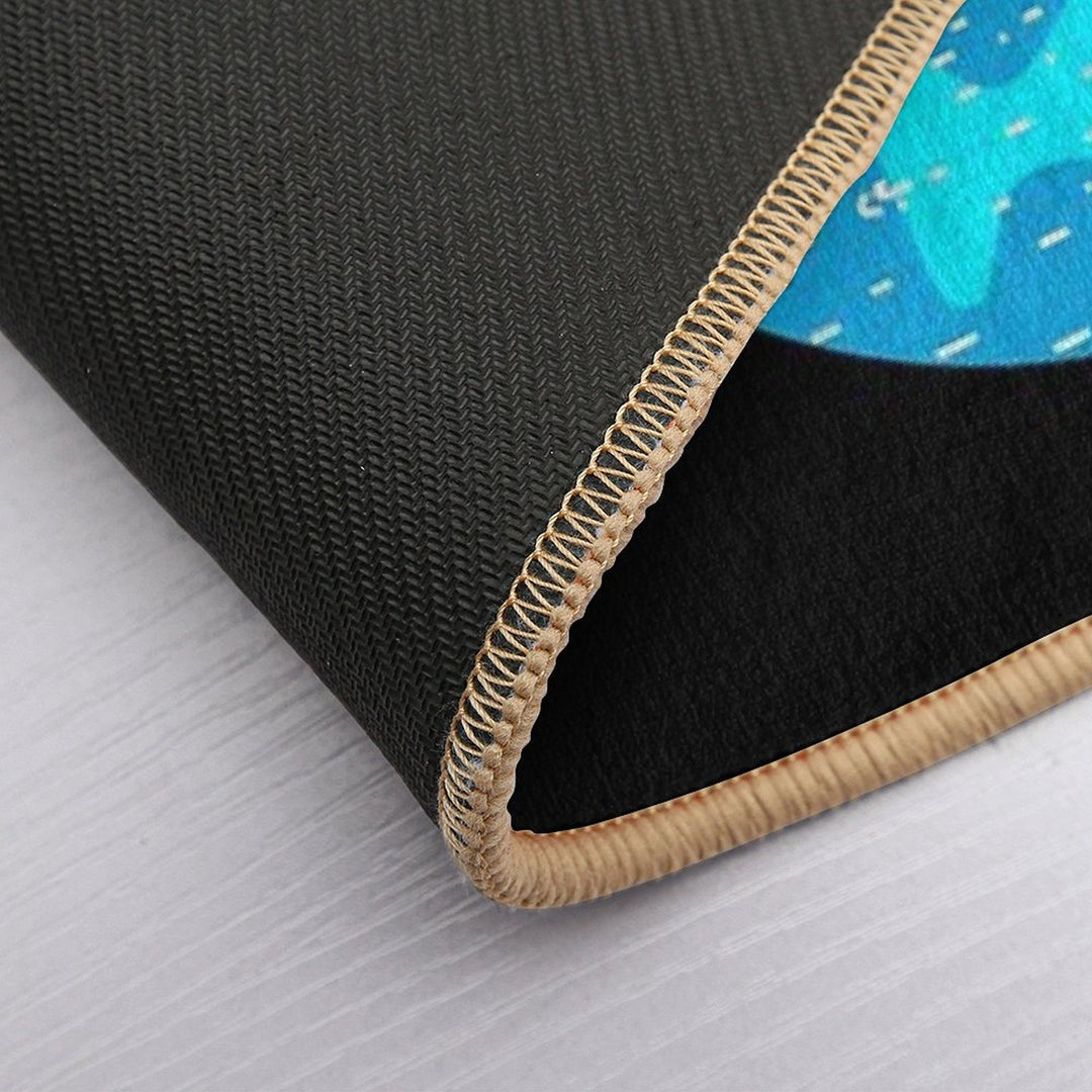 Rainbow Space World  Rapid-Drying Bath Mat