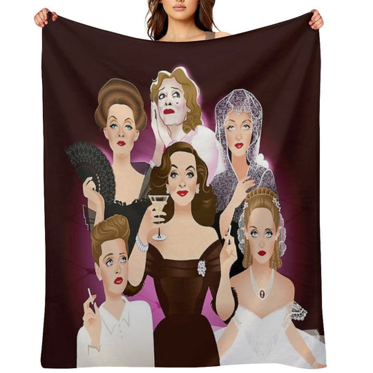 Bette Davis Quick-dry Throw Blanket