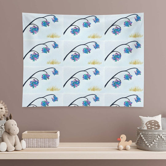 Letter Flower Tapestry