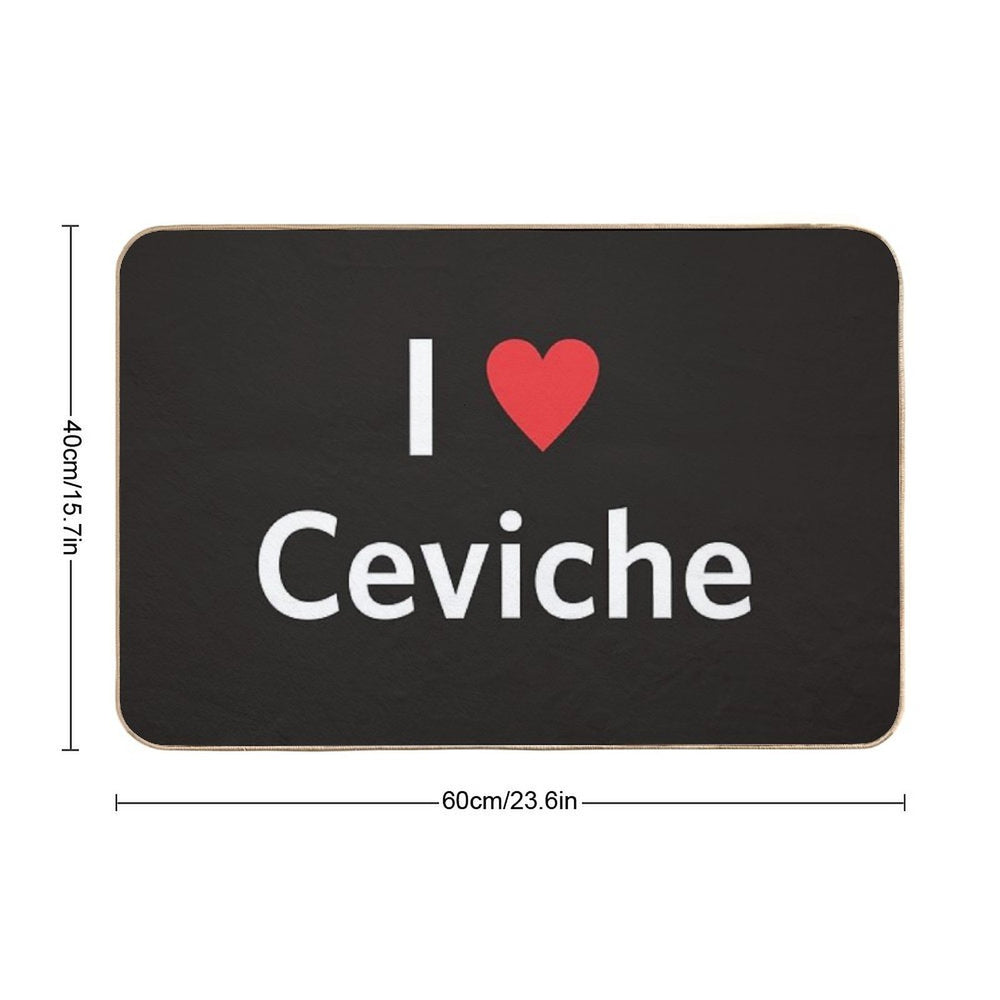 Peruvian Seafood,ceviche  Anti-Trip Bath Mat