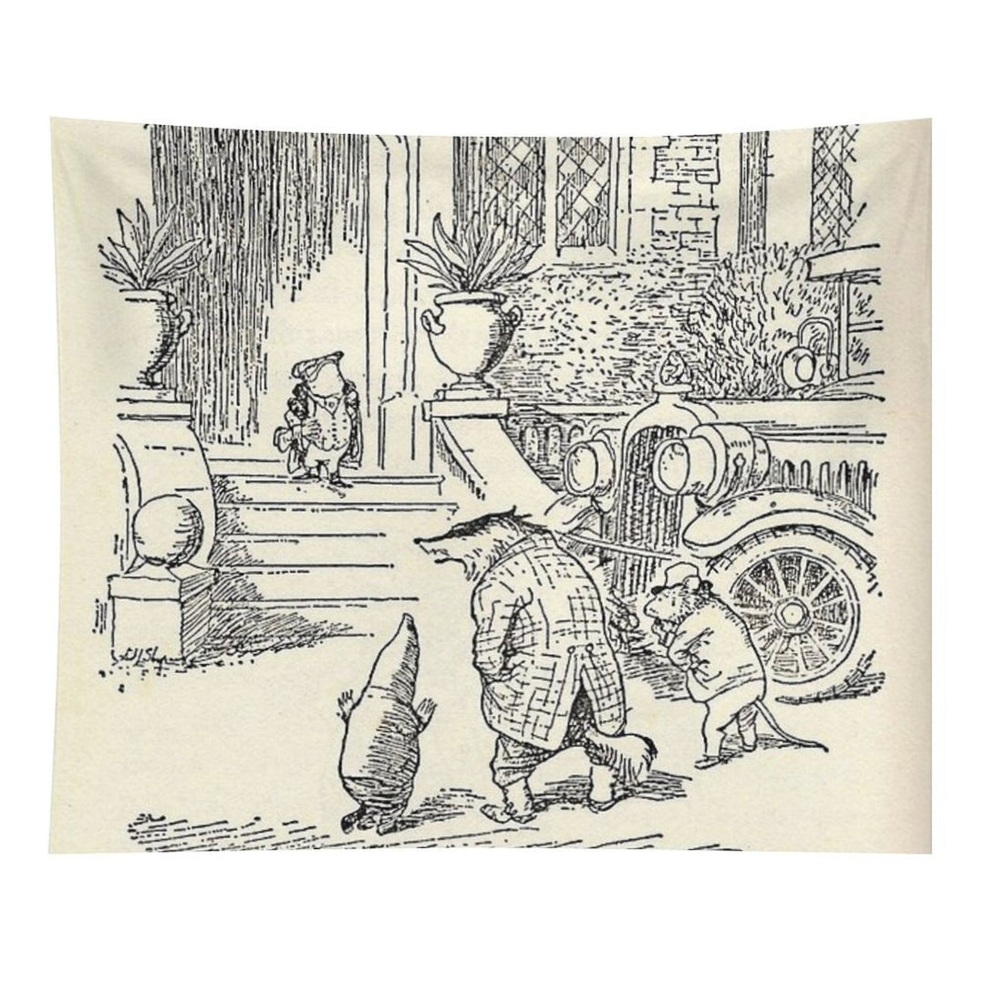 Arriving at Toad Hall Tapestry