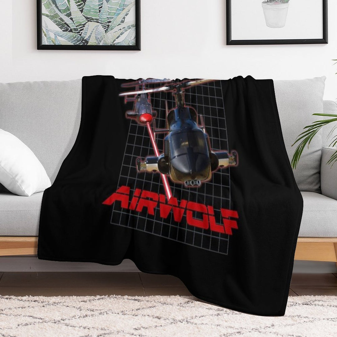 Airwolf Easy Care Throw Blanket