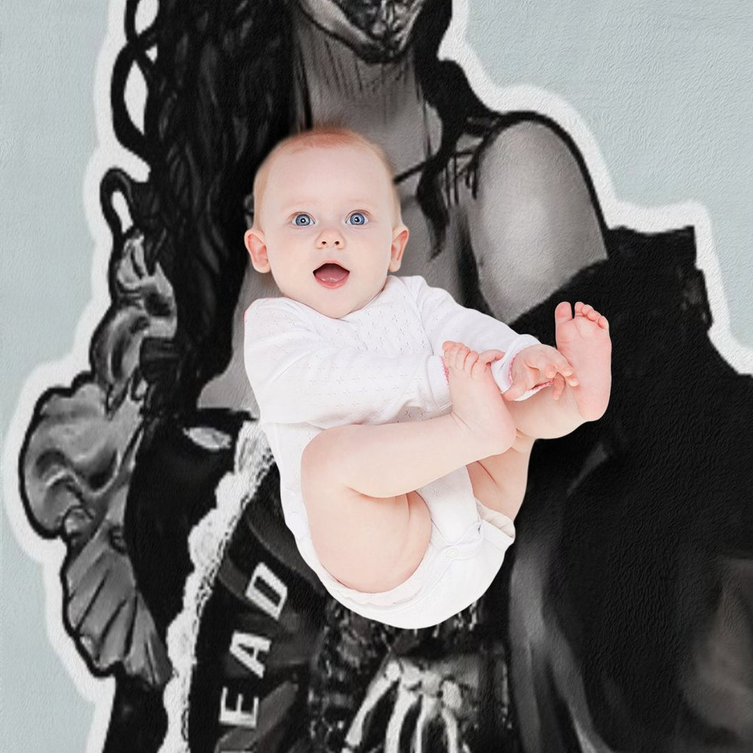 Dead Inside Travel-friendly Throw Blanket