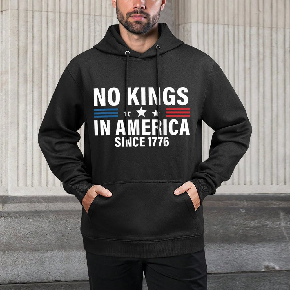 No Kings In America Since 1776 Shape Retention Hoodie