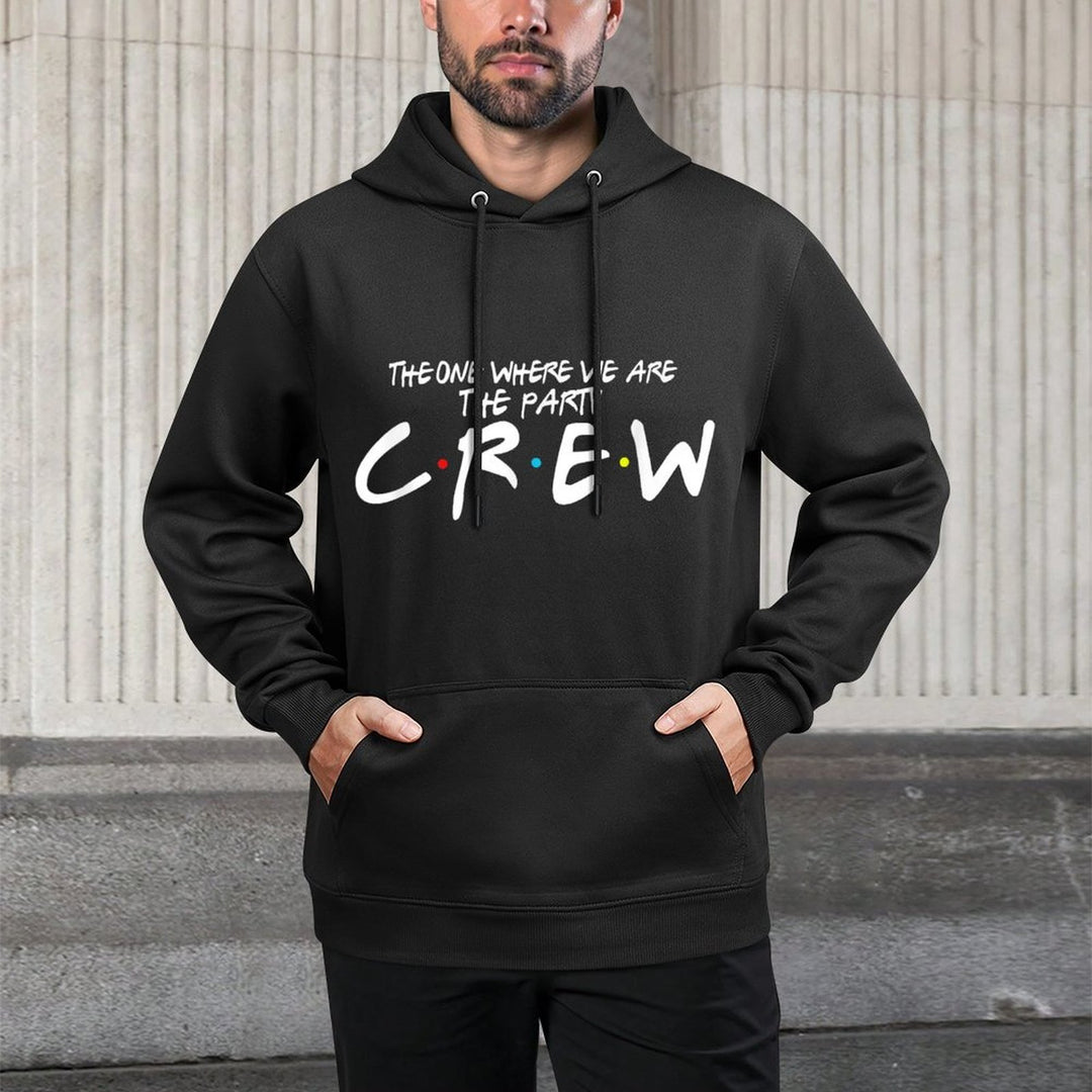 50 40 30 Party Crew 50th 40th 30th Birthday Group Friends Layering Staple Hoodie