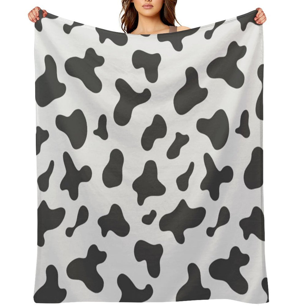 Kawaii Cow Shrink-resistant Throw Blanket