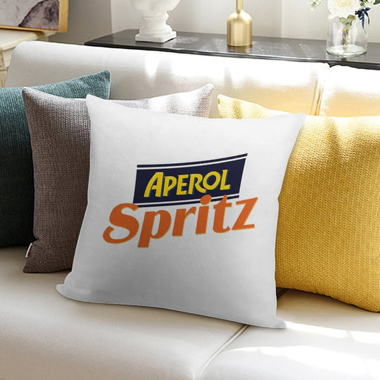 Aperol Spritz Soft Fade-Resistant Throw Pillow