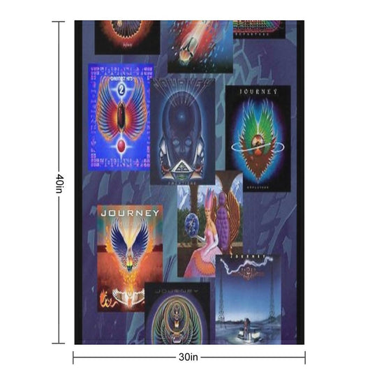 Collage Album Cover Easy Care Throw Blanket