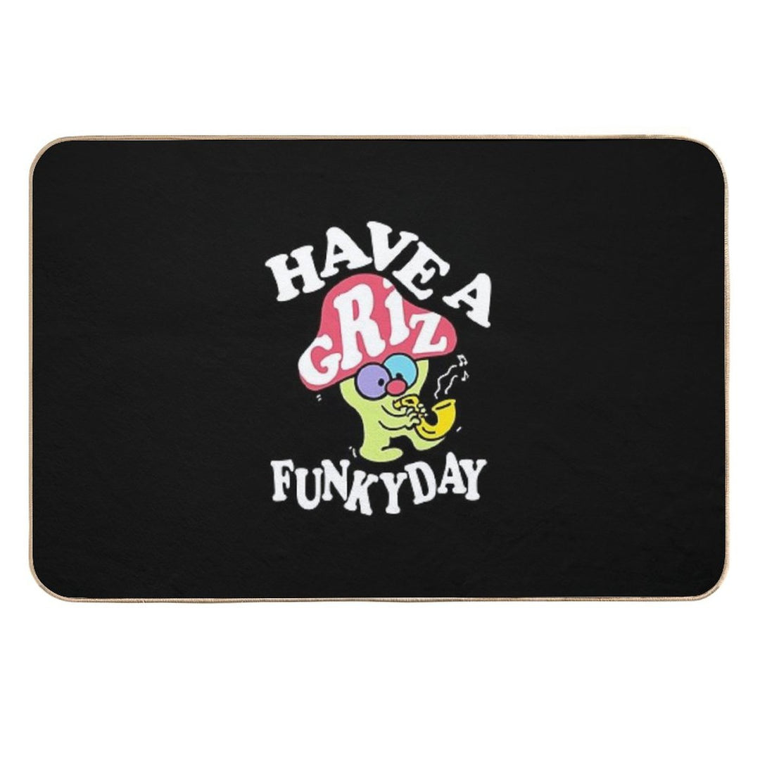 Griz Merch GRiZ Have A Funky Day  Eco-Friendly Bath Mat