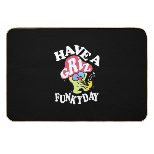 Griz Merch GRiZ Have A Funky Day  Eco-Friendly Bath Mat