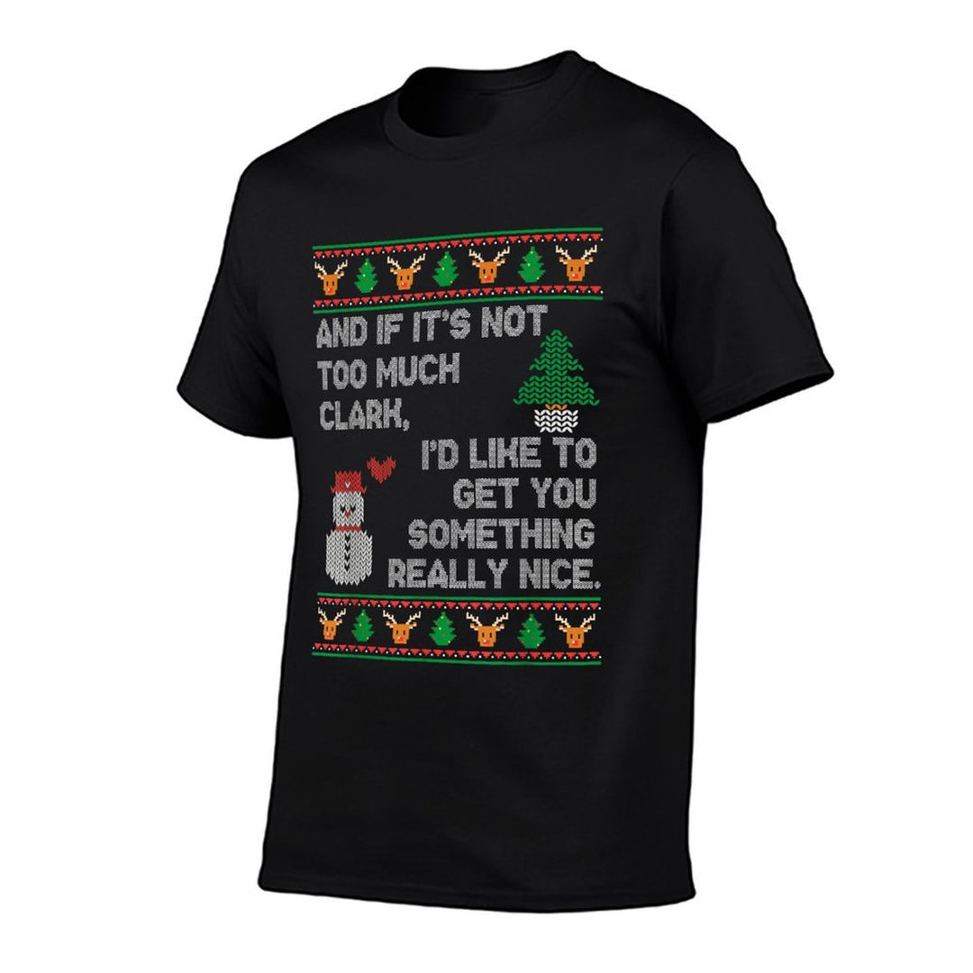 Ugly Christmas Sweater Winter Vacation Christmas Tree  Graphic-printed T-Shirt