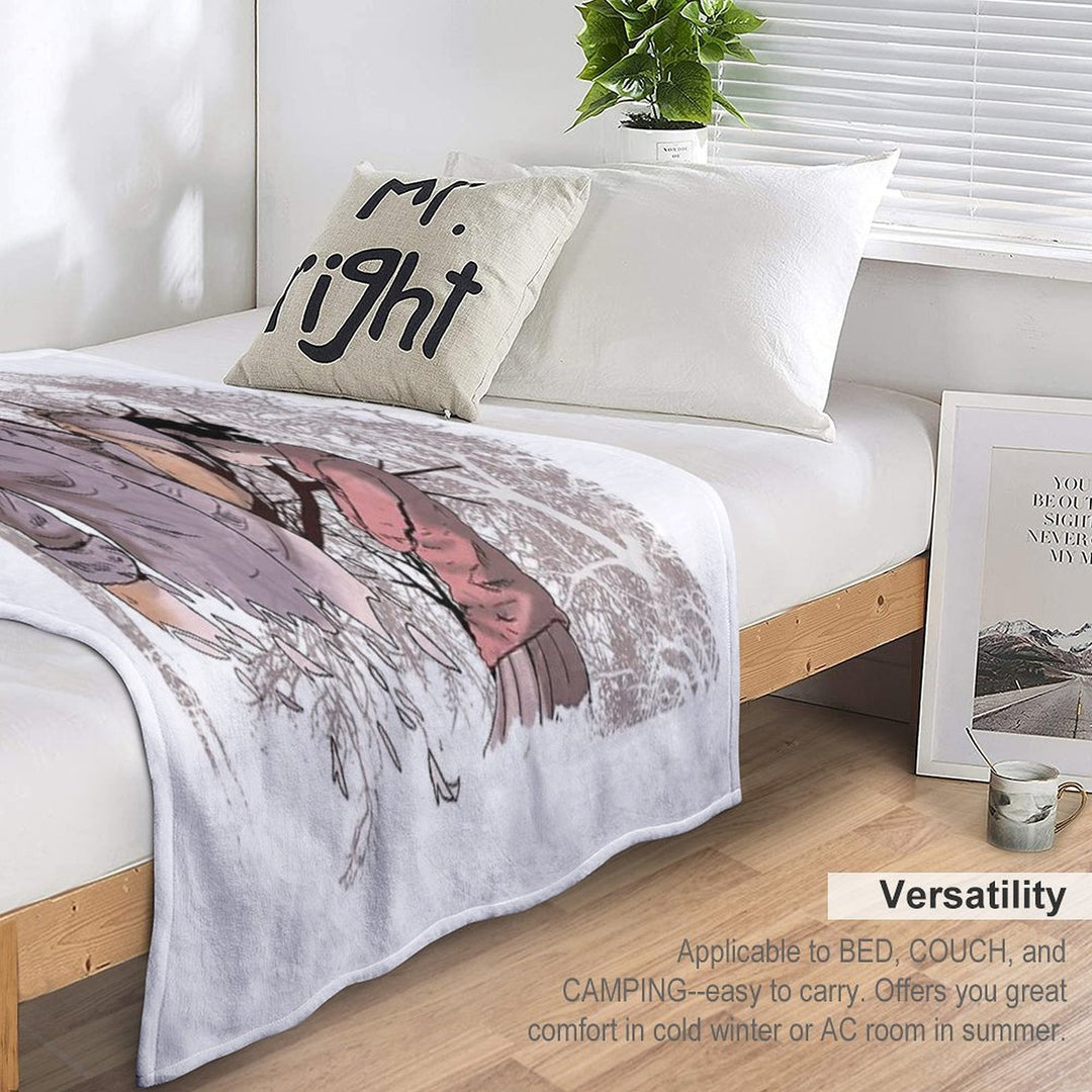 Walking Dead - Lee And Clementine Easy Care Throw Blanket