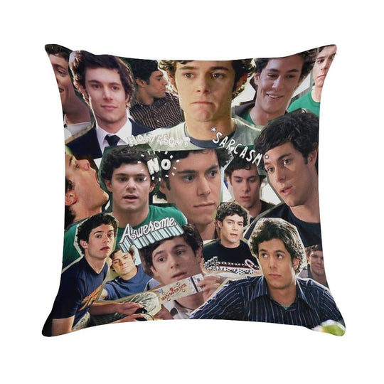 Seth Cohen Collage Soft Hidden Zipper Throw Pillow