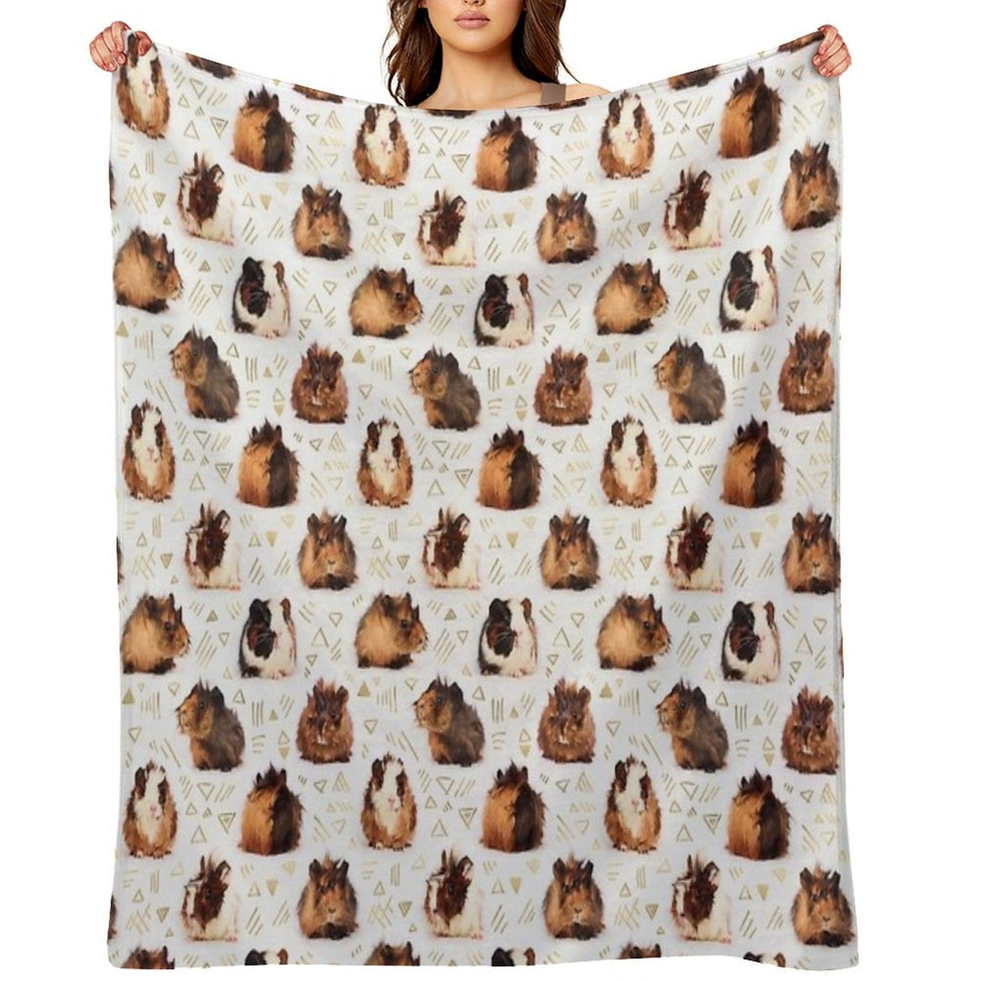 The Essential Guinea Pig Plush Throw Blanket