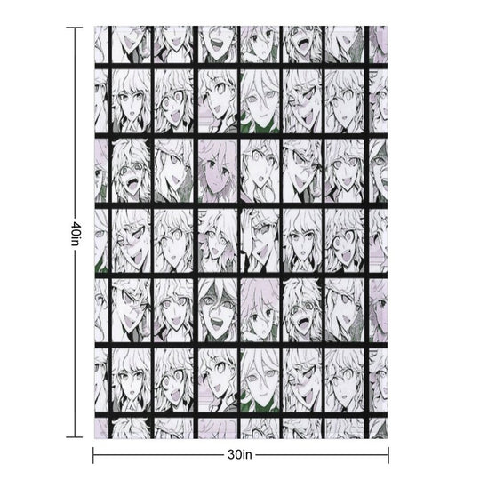 Nagito Manga Collection (Colored) Premium Throw Blanket