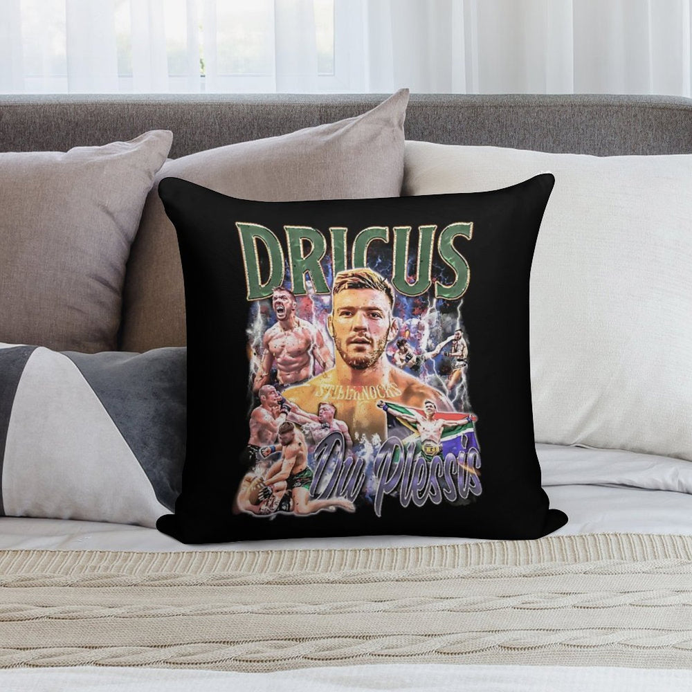 Dricus Du Plessis Stillknocks Soft Hidden Zipper Throw Pillow