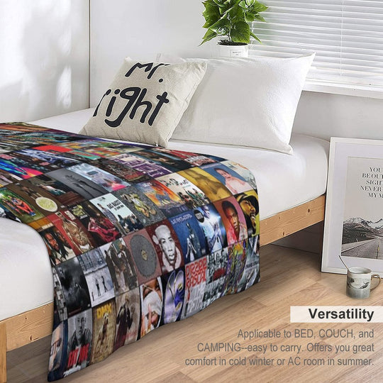 Rap Music Albums Comfort Throw Blanket