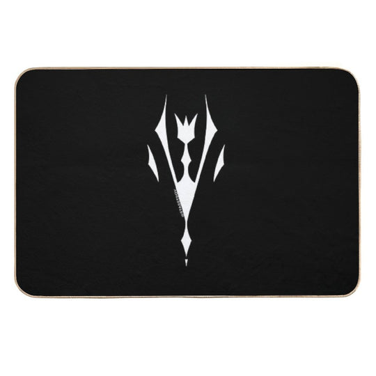 Tofu Logo White Durable Bath Mat