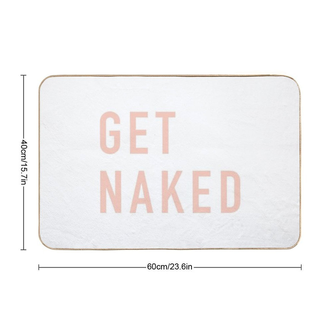 Get Naked Bath Mat  Eco-Friendly Bath Mat