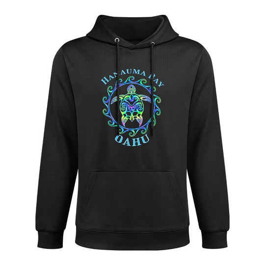 Hanauma Bay Oahu Hawaii Vacation Colorful Turtle Shape Retention Hoodie