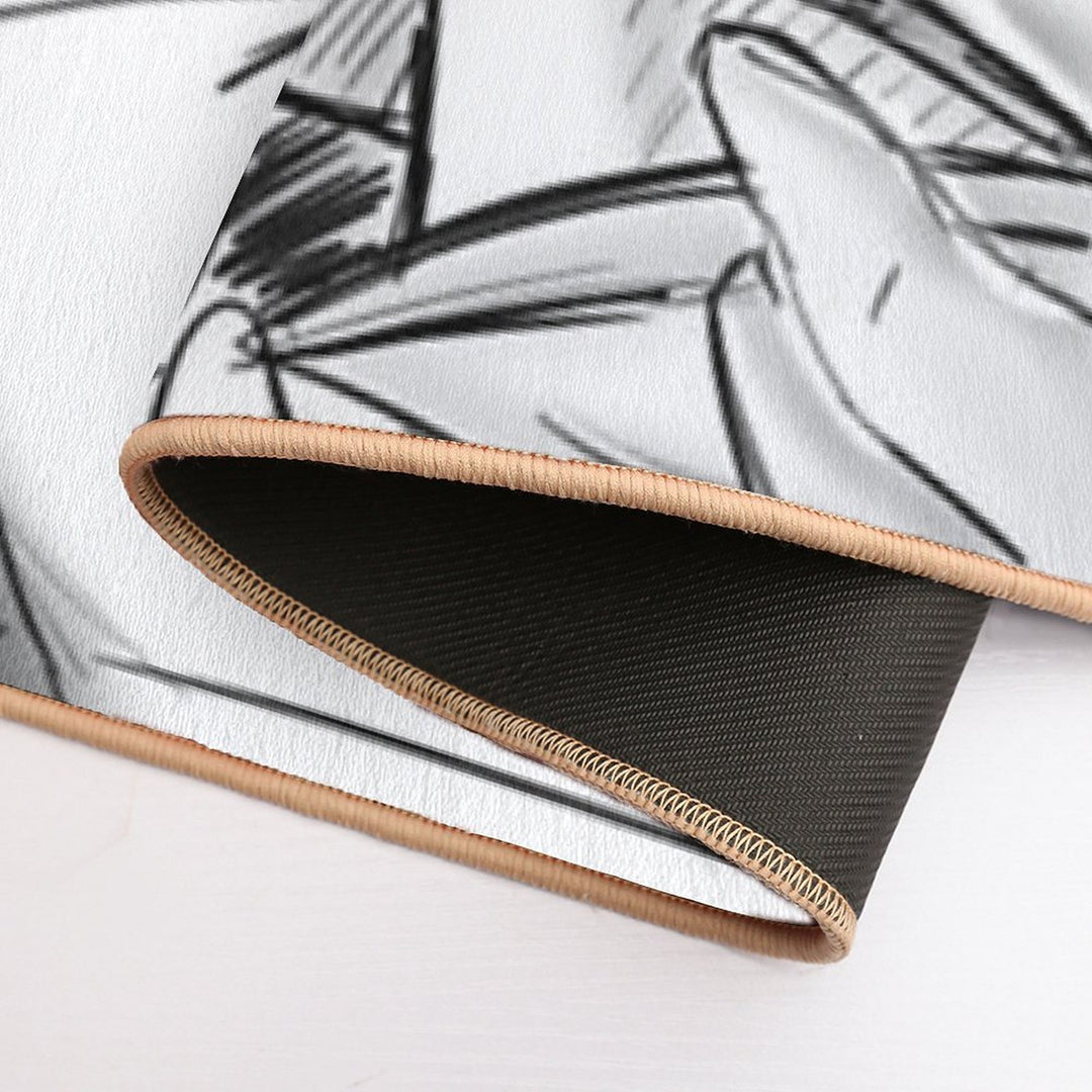 Majin Vegeta X Bulma  Repositionable Bath Mat