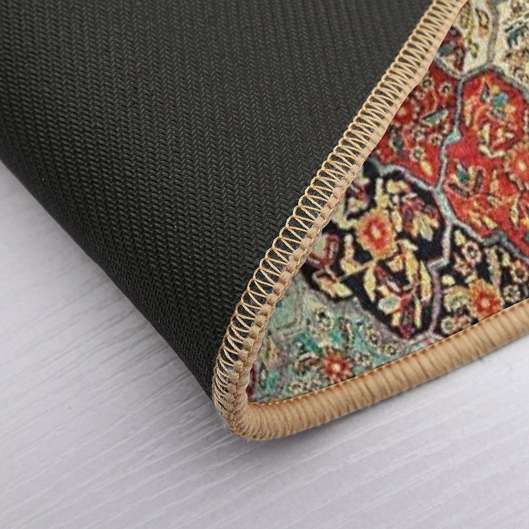 Antique Persian Kerman Rug Print  Absorbent Bath Mat