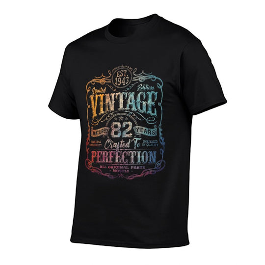 Vintage 1943 Limited Edition 82 Year Old 82nd Birthday  Soft T-Shirt