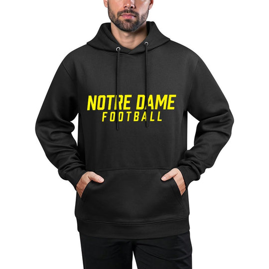 Notre Dame High School Football Team Durable Construction Hoodie