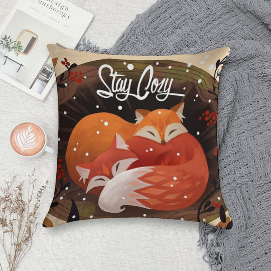Stay Cozy Soft High-Density Material Throw Pillow