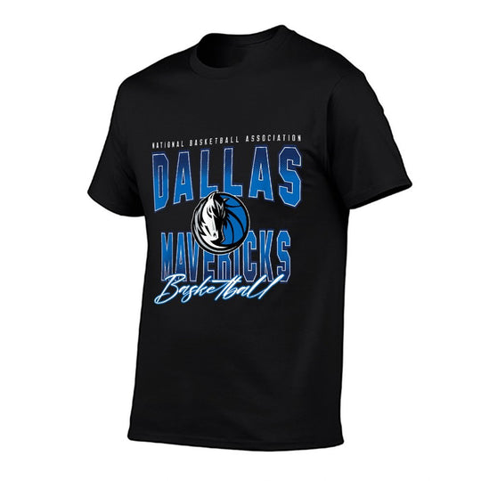 Dallas Mavericks Official NBA Modern Classic Fit Black, Small  Wrinkle-resistant T-Shirt