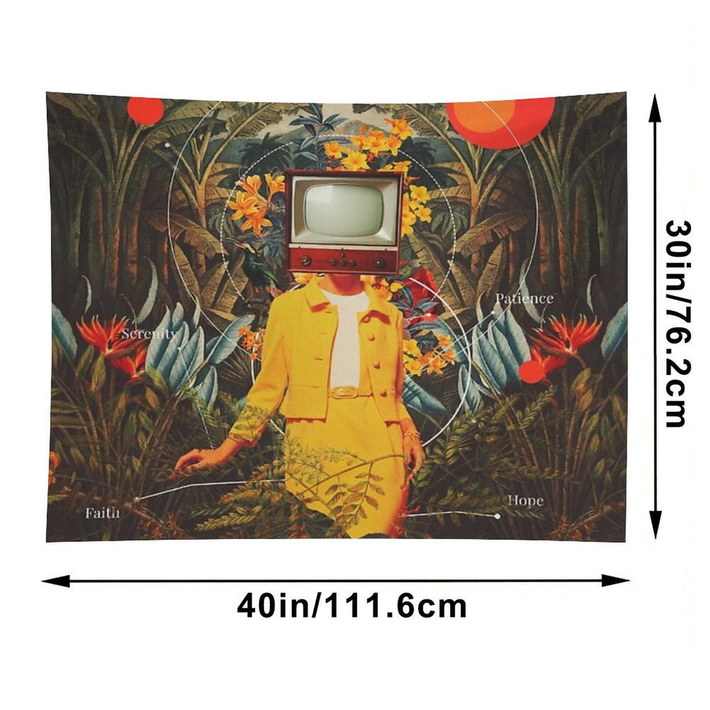 She Came from The Wilderness Tapestry