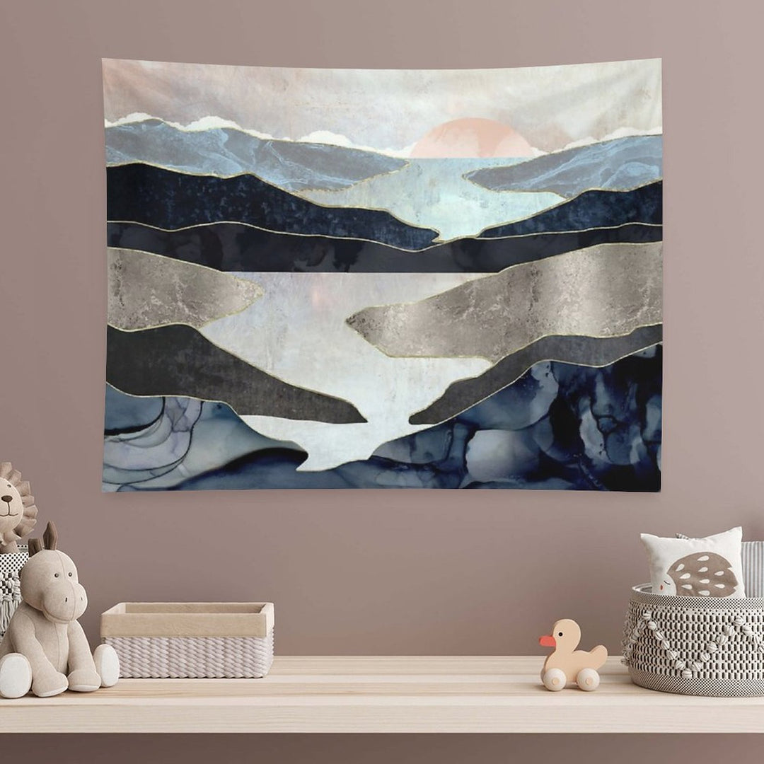 Blue Mountain Lake Tapestry