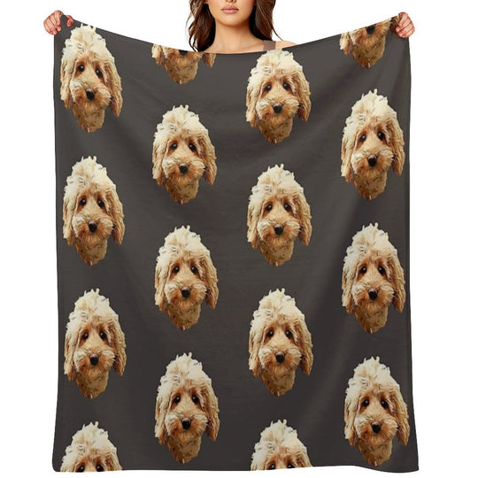 Cavapoo Cockapoo Doodle Cuteness Gift-ready Throw Blanket