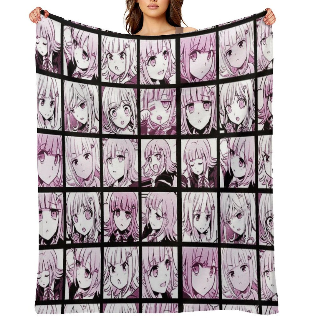 Chiaki Manga Collection (Colored) All-season Throw Blanket