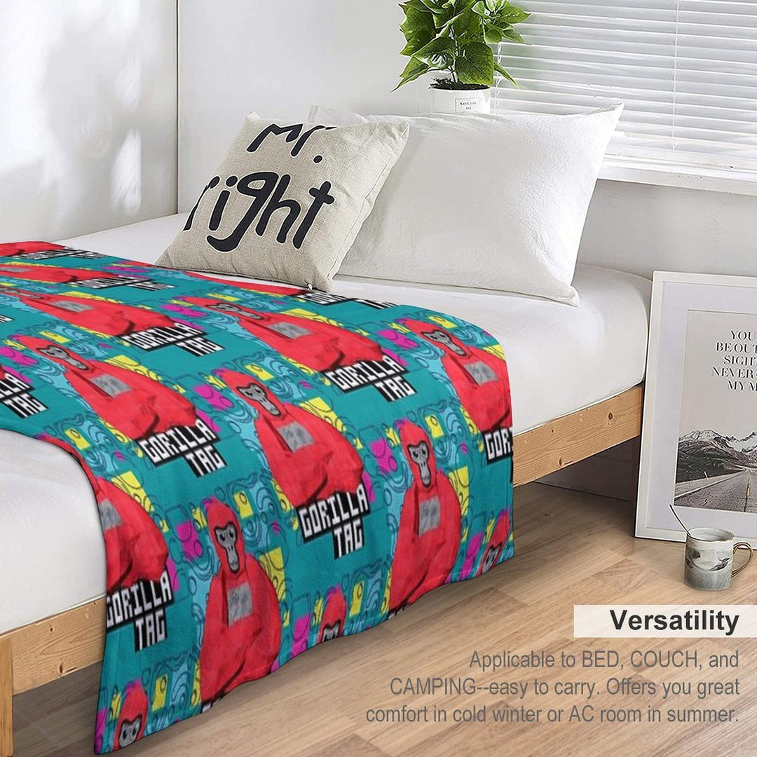 Gorilla Tag Cools Red 4 Comfort Throw Blanket
