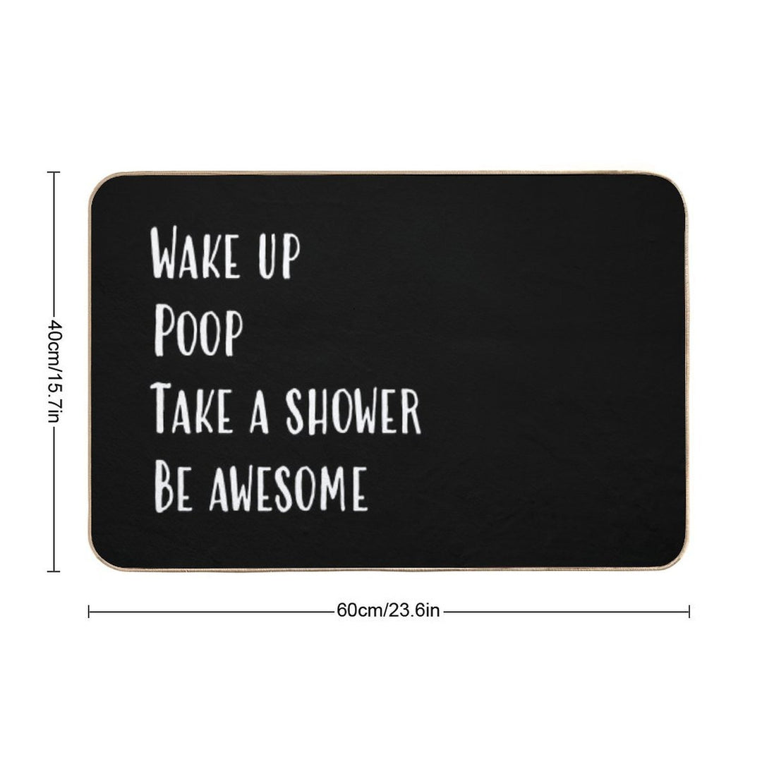 Funny Bath Mat  Easy Maintenance Bath Mat