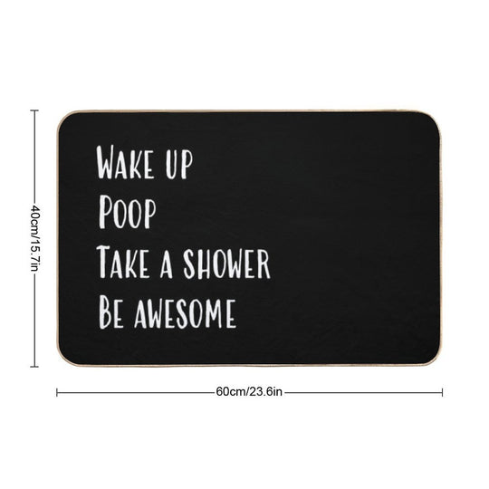 Funny Bath Mat  Easy Maintenance Bath Mat