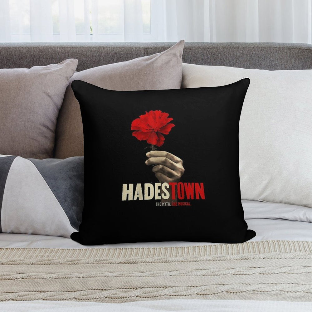 Hadestown - Hadestown Flower - Hadestown The Musical Classic T-Shirt Soft Short Plush Fabric Throw Pillow