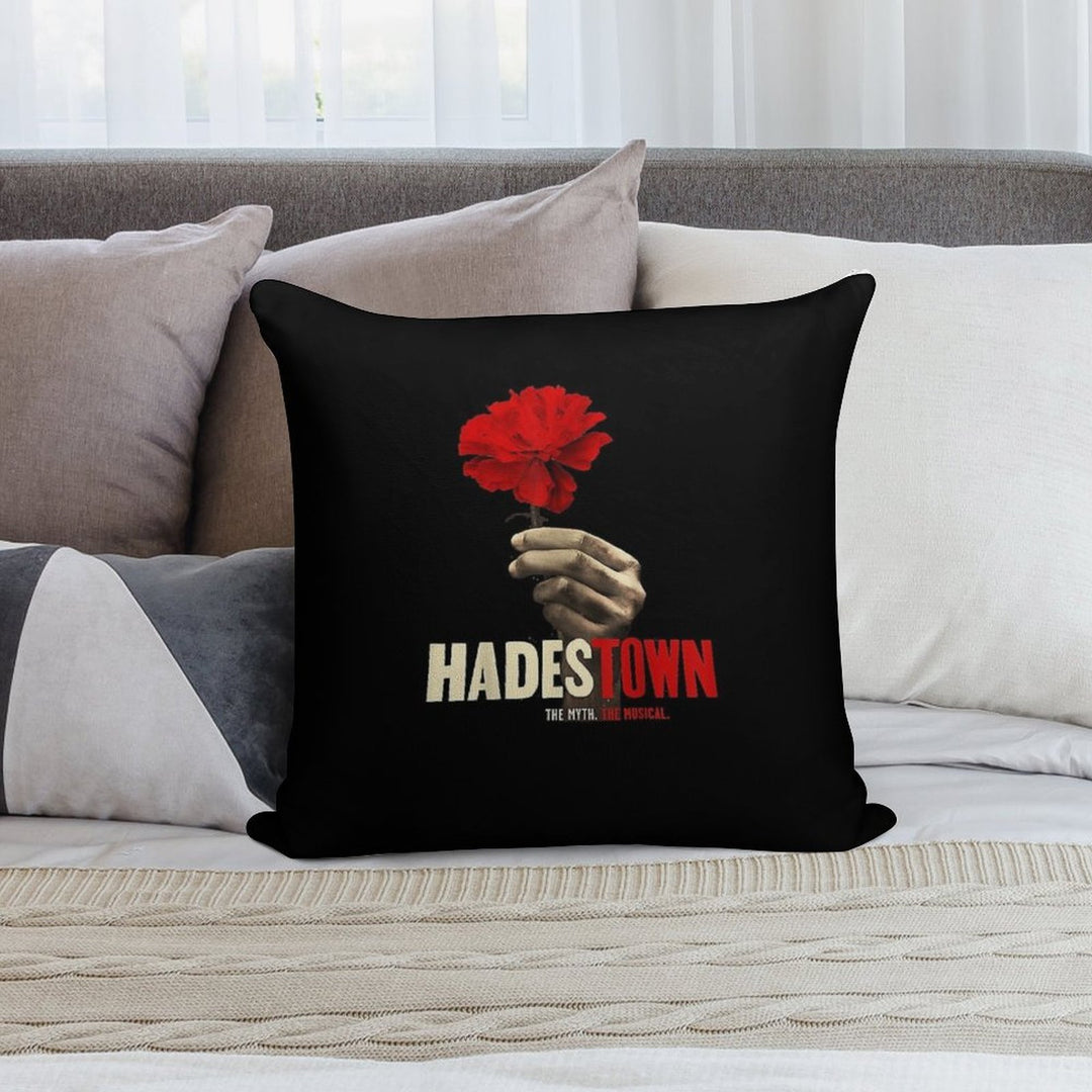 Hadestown - Hadestown Flower - Hadestown The Musical Classic T-Shirt Soft Short Plush Fabric Throw Pillow