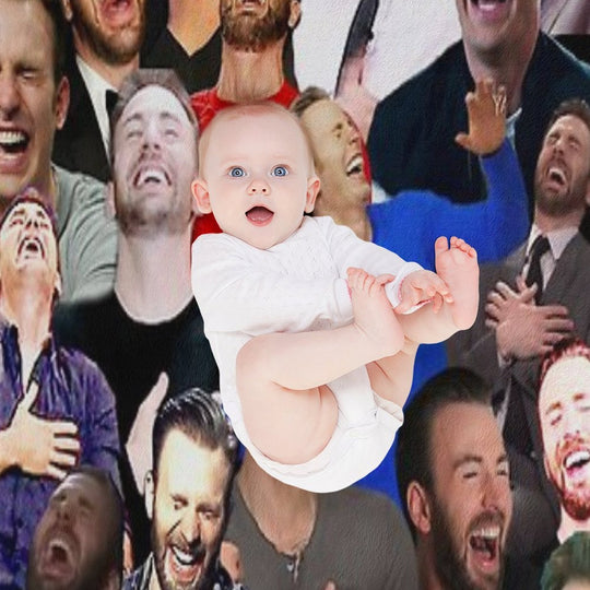 Chris Evans Laughing Machine-washable Throw Blanket