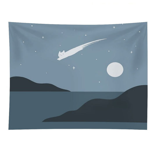 Cat Landscape 43 Tapestry