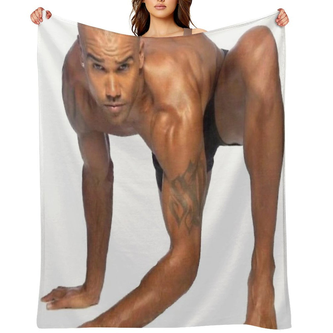 Shemar Moore Compact Throw Blanket